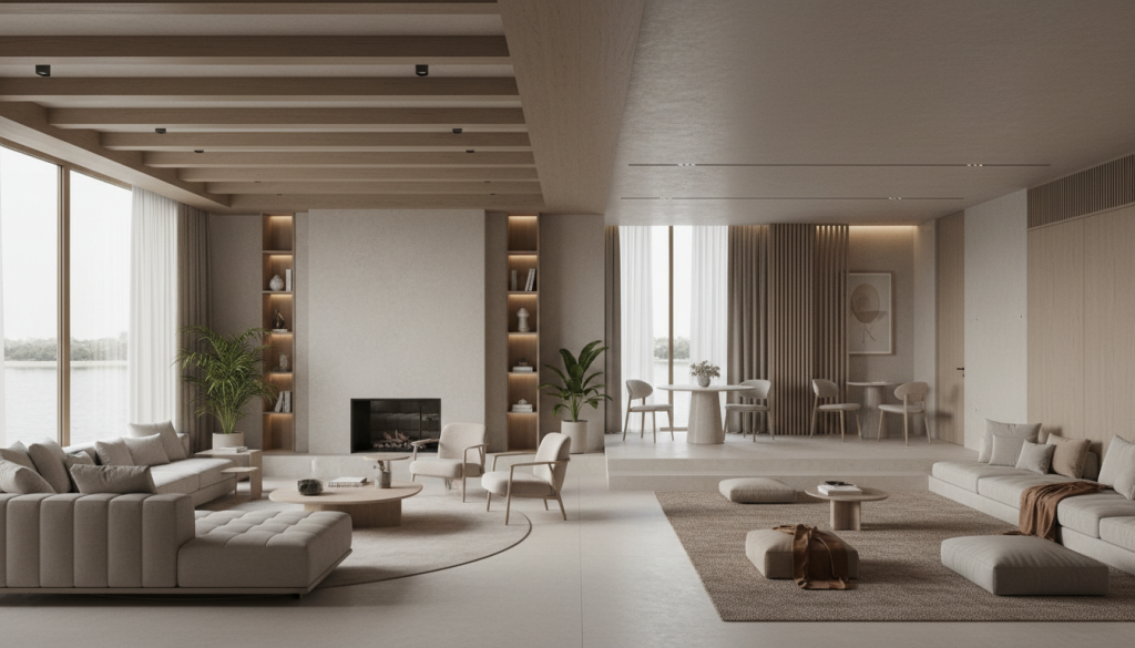 Modern Lahore homes including DHA bungalows and Gulberg apartments with furniture-led space planning
