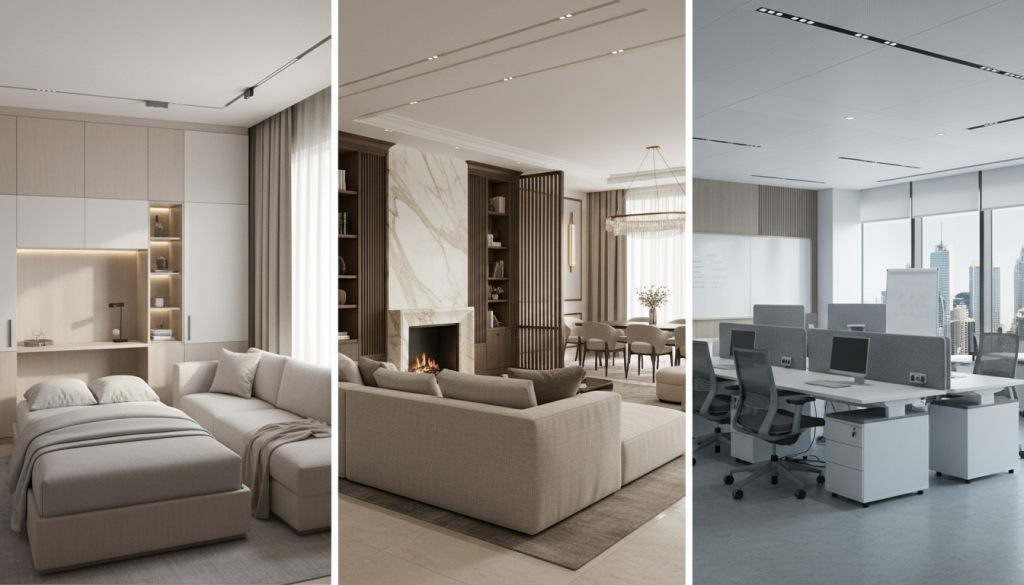 Functional furniture solutions across Lahore apartments, villas and office spaces